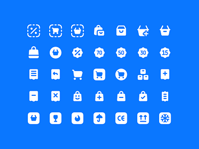 E-Commerce Icons - Lookscout Design System design design system figma icon set icons lookscout ui vector