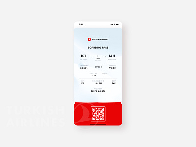 Daily UI - 024 Boarding Pass app design application boarding pass daily ui design mobile design mobile ui ui