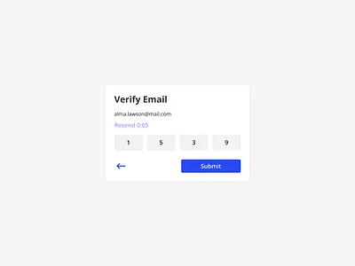 Verify Email Pop up. branding design email landing page pop up ui ux verify verify email