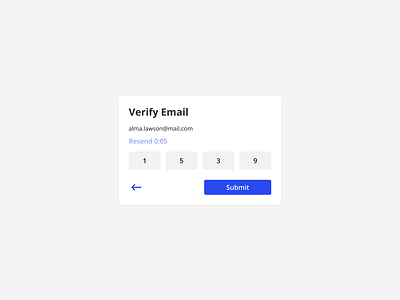 Verify Email Pop up. branding design email landing page pop up ui ux verify verify email