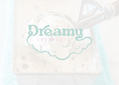 Dreamy Creamery branding creamery logo design graphic design graphic designer icecream logo icecream shop identity design identity designer logo design typography visual identity