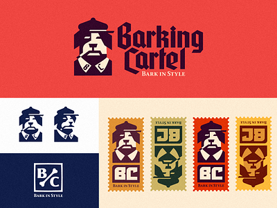 Barking Cartel acce accessory animal bark barking cartel bc branding cat cigar dog fashion hat icon logo mob pet puppy