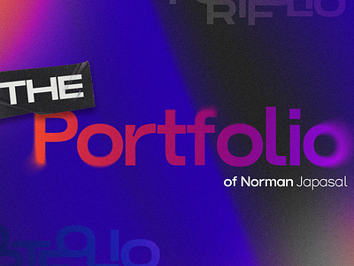 The Portfolio 2024 by Norman Japasal branding design editing graphic design illustration photography photoshop portfolio poster typography video