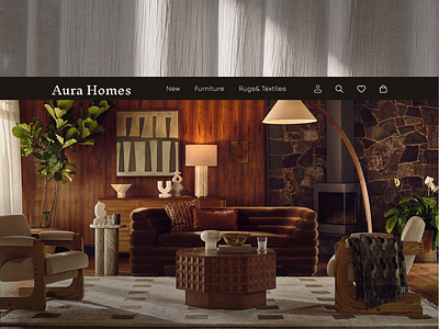 Minimalism meets bold elegance- Aura Homes appdesign bold design designer elegant figma freelancer interiordesignwebsite iosapp minimalist ui uiux ux webdesign