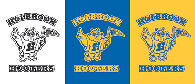 Holbrook Hooters logo branding graphic design illustration logo mascot