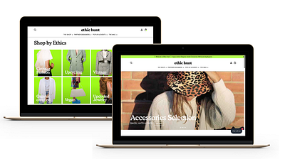 Imagine the UX of a marketplace in ethical fashion for women branding cms marketplace shopify starttup ui ux