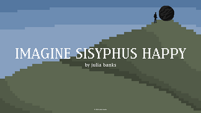 sisyphus 8 bit coding game design graphic design illustration