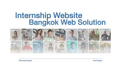 Internship @Bangkok Web Solution image internship simple ui web design