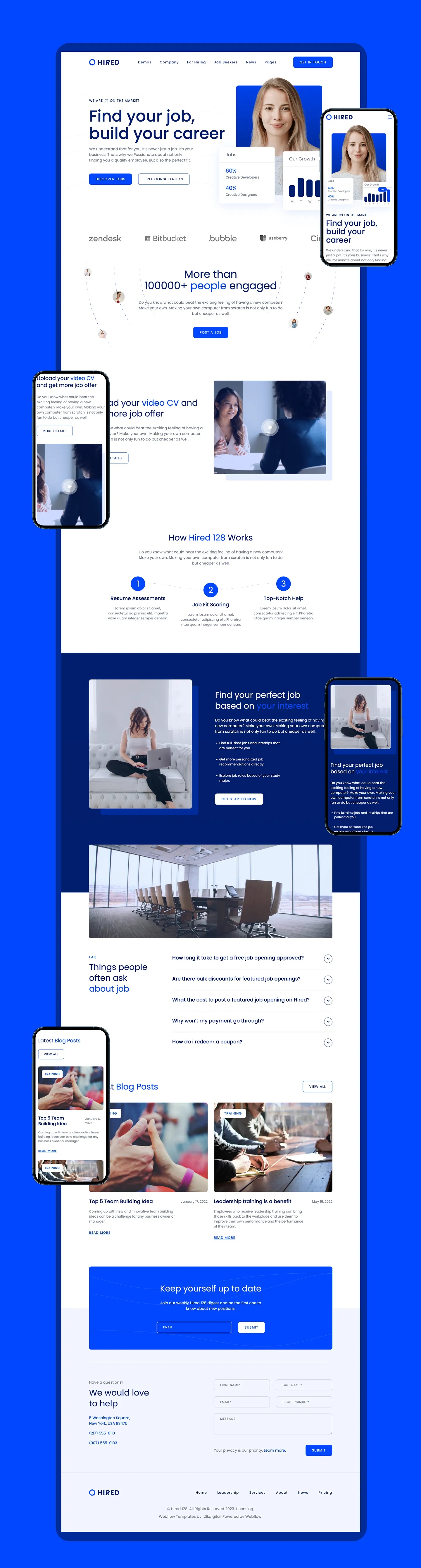 Innovative Recruitment Website Design for Job Seekers