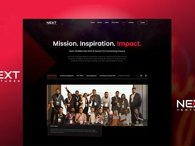 Next Ventures | Team branding business website design culture design fintech illustration landing logo mission team trading ui ui design uiux designer uiuxdesign vission web design