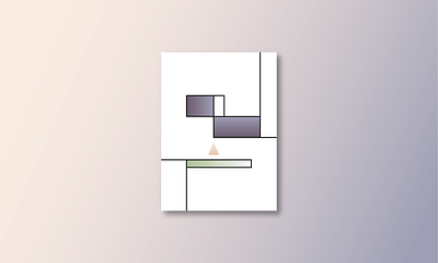 21.3.1 gradient illustration minimal modern modern art no limit print surreal tree