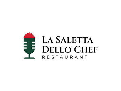 La Saletta Dello Chef Logo branding brandingdesigners design designlogojakarta designlogokeren designlogoonline eat eatery food graphic design hungry illustration logo restaurant ui
