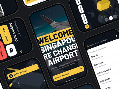 Mobile App Design airport airport app app app design app development branding design development mobile mobile app mobile app design phenomenon product product design ui ui design uiux ux ux research uxui