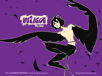 Mika The Bird Mascot animation bird branding character design game graphic design illustration logo mascot mascot design