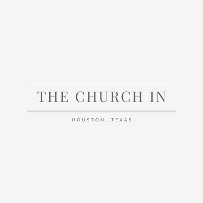 Logo ideas for The Church in Houston branding church design graphic design logo typography ui ux web design