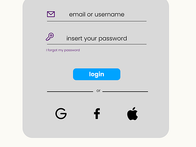 #DailyUI1 challenge dailyui graphic design login ui uidaily ux