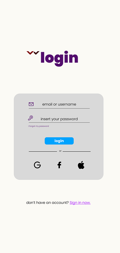 #DailyUI1 challenge dailyui graphic design login ui uidaily ux