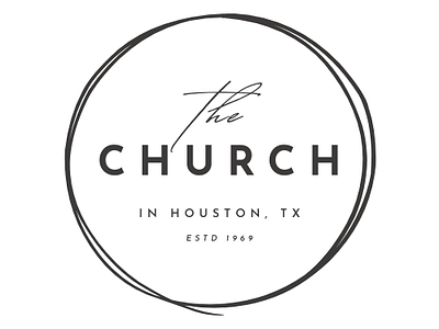 Logo idea for The Church in Houston branding church design graphic design illustration logo typography ui ux vector