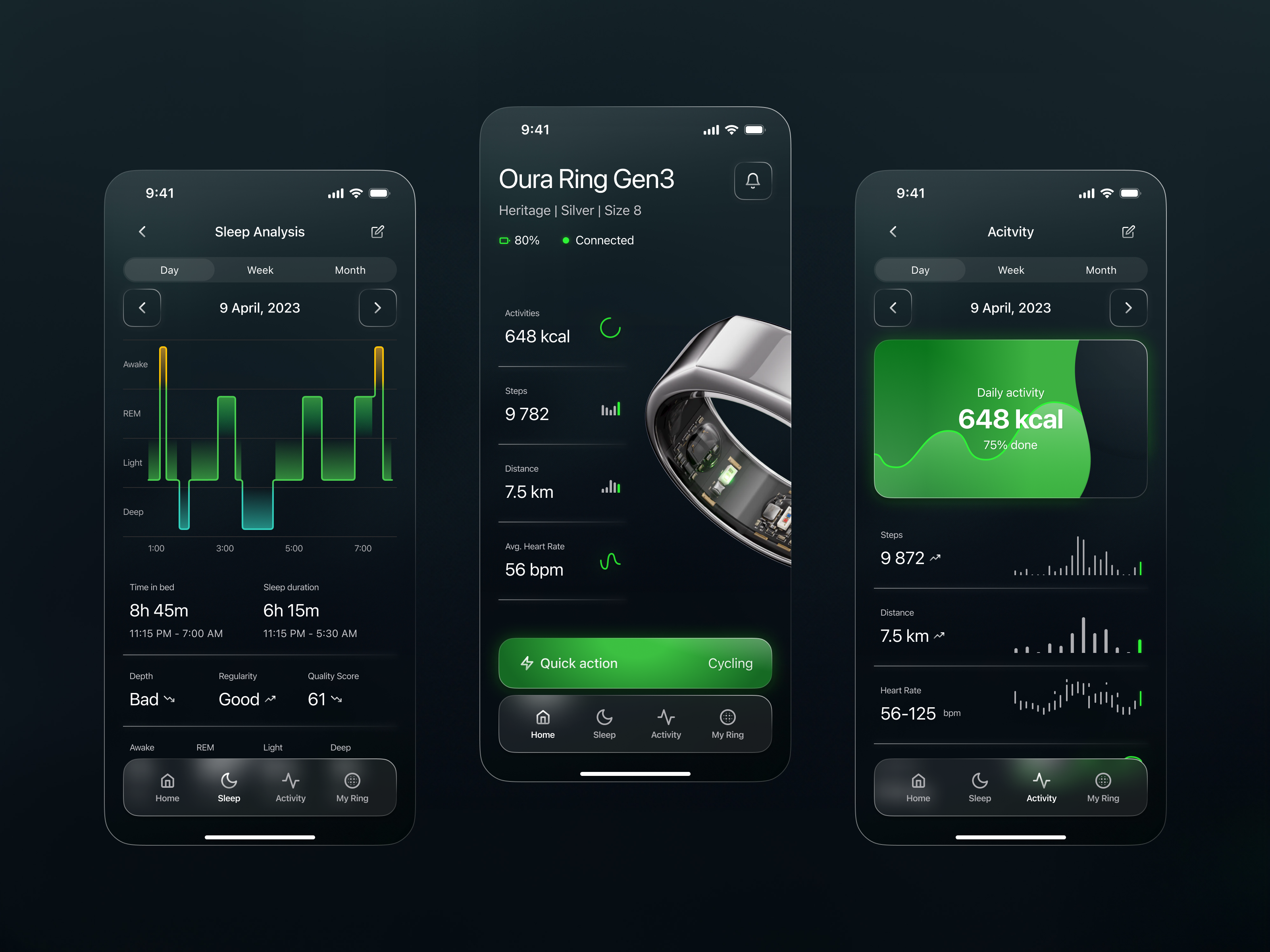 Example of Mobile & Web App Design