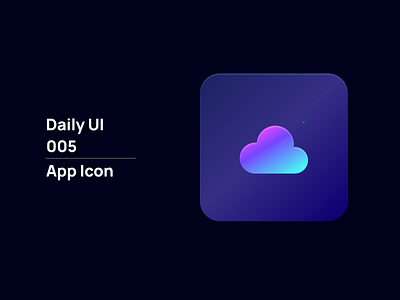App Icon / #DailyUI Day 5 app dayliui design figma icon ui web