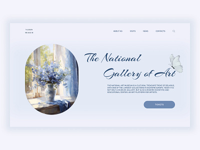 Art museum art concept design graphic design ui ux web web design