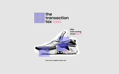 the transaction tax branding design graphic design logo poster