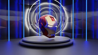 Iron Man Helmet Render helmet render visualize