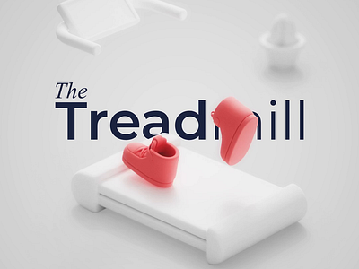 The Treadmill 3d 3d cinema 4d 3d render adobe illustration isometric