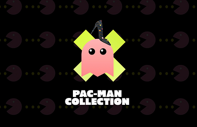 Social media ad concept inspired by Pac-man animation social media