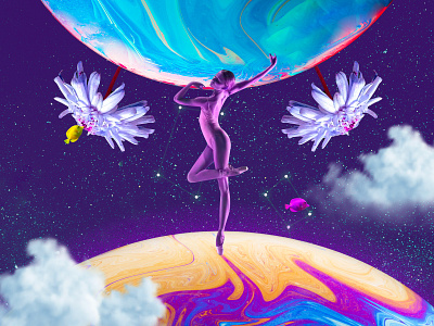 Universe 3.0 digital art dribbble illustration illustration art illustrator photoshop