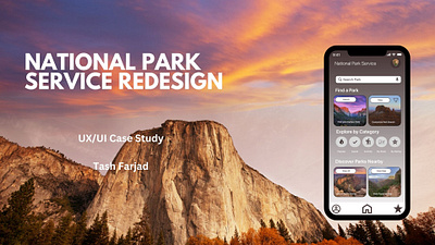 National Park Service Redesign animation design ui ux