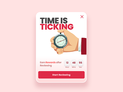 Count Down Popup design - UI Cards branding cards case study countdown create product design design element design system form graphic design motion graphics popup ticking time ui ui cards web design