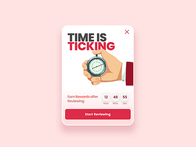 Count Down Popup design - UI Cards branding cards case study countdown create product design design element design system form graphic design motion graphics popup ticking time ui ui cards web design