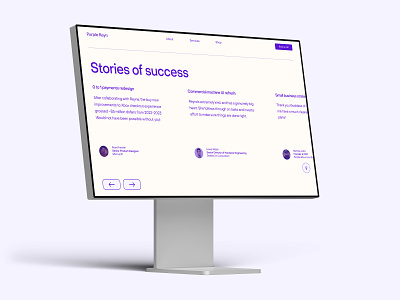 Purple Reyn branding design figma graphic design ui ux webflow website