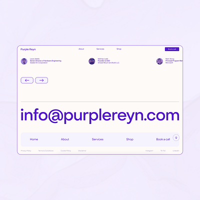 Purple Reyn branding design figma graphic design ui ux webflow website