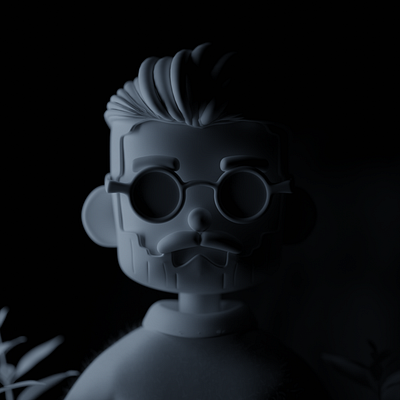 Creepy Clay 3d 3d modeling beard blender blender3d character character design clay render collectable cool pose creepy funko funko toy glasses graphic design process toy toy figure
