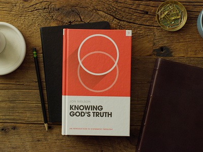 Knowing God's Truth Book Design for Crossway avant garde bible book christian church circles cover crossway depth illustration minimal modern publishing red shadow study swiss theology youth