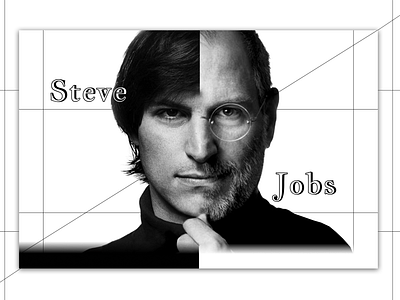 Steve Jobs / Landing Page UI/UX animation design figma fonts landing page typography ui web design