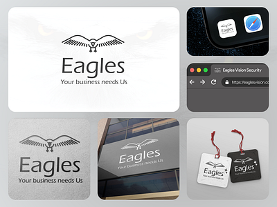 Eagles business logo branding dailyui dailyuichallenge design graphic logo