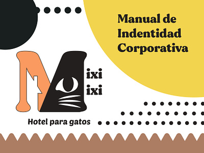 Brand identity manual project Mixi Mixi Cat Hotel branding design graphic design illustration logo vector