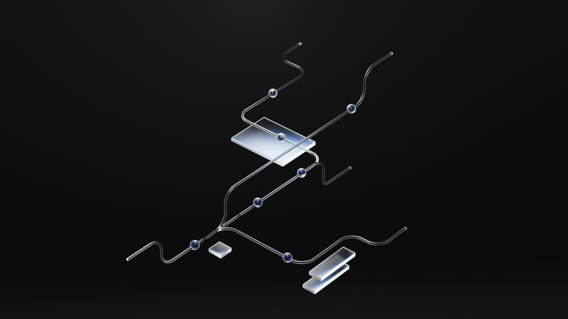 Cyberhaven. 3D hero illustration 3d b3d blender branding c4d cinema 4d cycles design graphic design illustration octane redshift