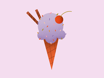 Ice Cream Cone Illustration cone ice cream illustration