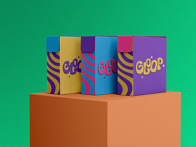 Gloop Mockups box design brand brand design brand designer brand identity branding branding design candybox cookie cookieshop design gift box giftbox graphic design logo mockup mockups pattern
