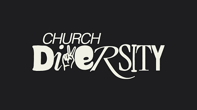 Church Diversity Graphic christian christian design church church media church sermon design diversity graphic design sermon graphic typography
