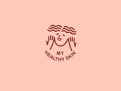 My Healthy Skin. Logo branding design graphic design illustration logo minimal typography ui ux vector