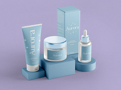 Aurora Mockups box design brand brand design brand designer brand identity branding branding design design gift box giftbox graphic design logo mockup mockups pattern product product design skincare