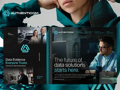 Authenticom - Brand Redesign automotive branding branding design branding identity data design graphic design landing logo socialmedia technology ui website