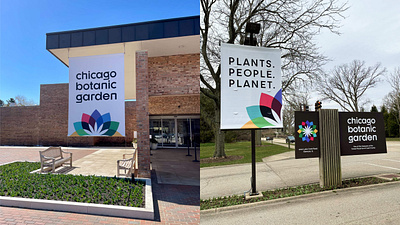 Chicago Botanic Garden Rebrand - Signage, Merch, and Print botanic garden chicago collateral logo merch print rebrand signage visual identity