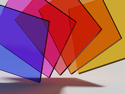 Abstract Render #6 abstract b3d blender glass illustration low poly render