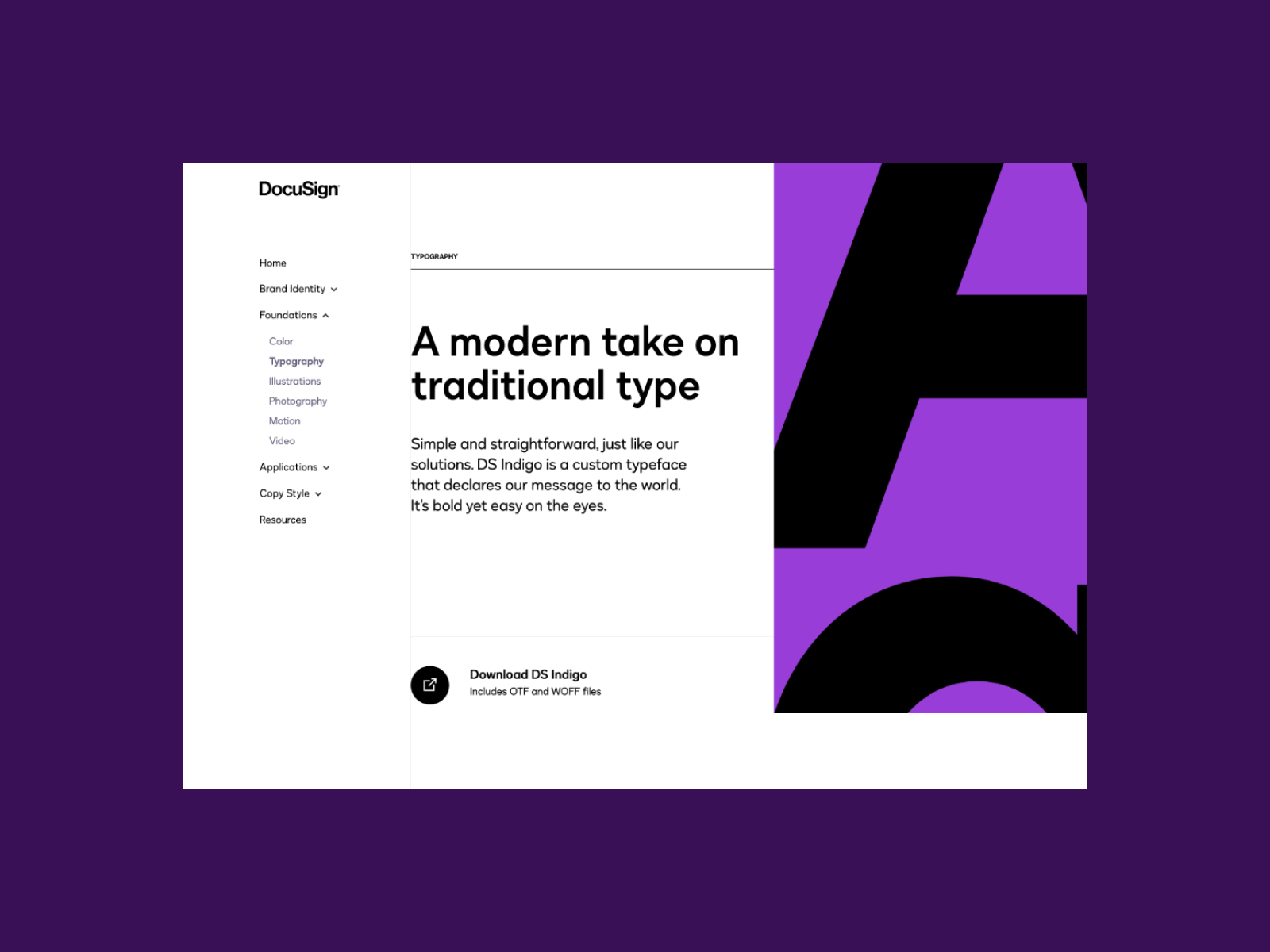 DocuSign Brand design grid